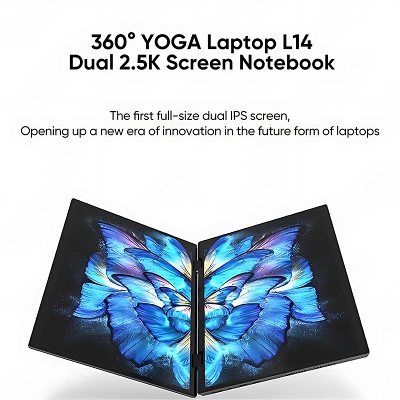 New Factory Custom Ultra Thin Metal laptop 14 + 14 Inches IPS Touch Screen Intel 12th N95 Foldable YOGA Laptop For Office Home