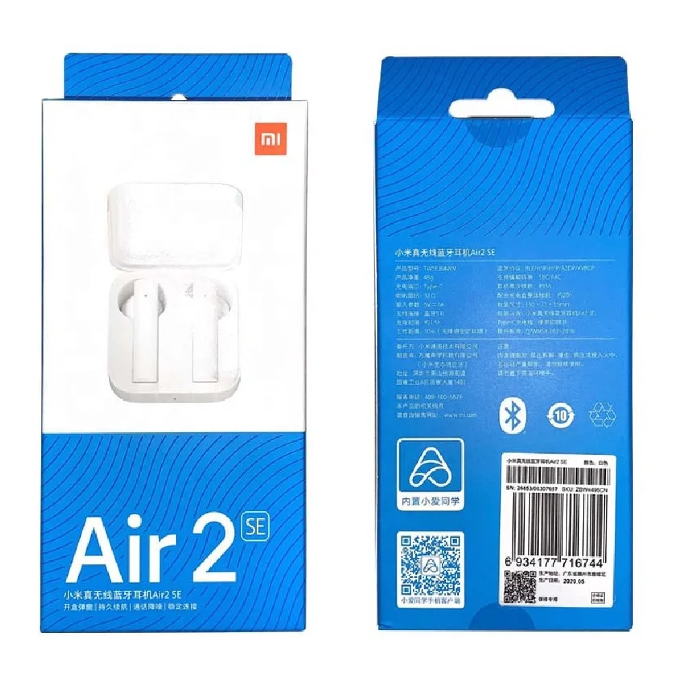 
Беспроводные наушники Xiaomi Air2 SE, TWS наушники с поддержкой AirDots Pro2 SE 2 SE, с сенсорным управлением, быстрая доставка 