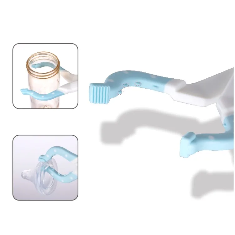 
Spot can be customized packaging pp non-slip bottle disinfection accessories baby bottle clip 