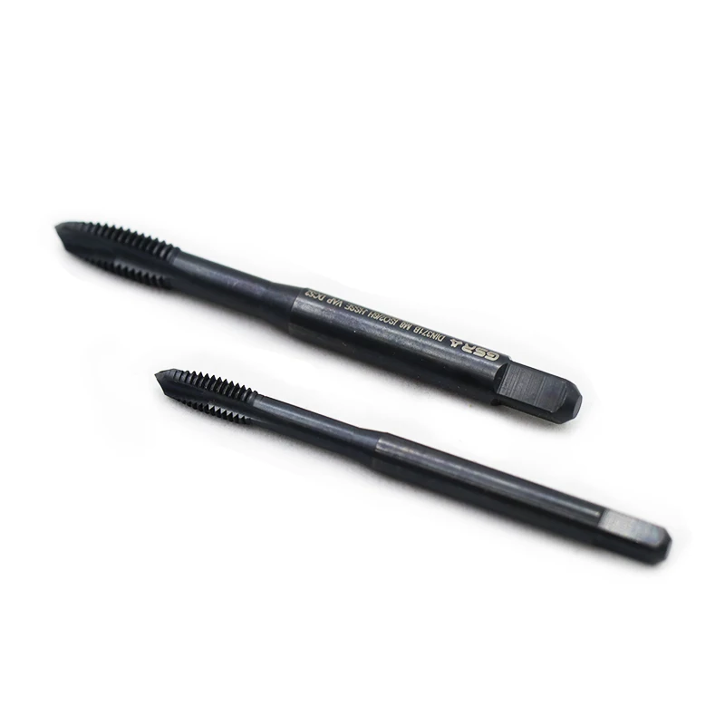 Machine taps DIN371 Form B HSS spiral point fully ground Nitried thread cutting tool VAP black oxide  M3-M10