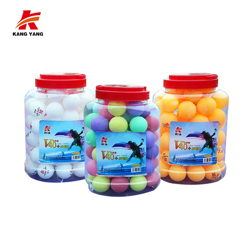 China Manufacturer Customized ABS And PP Material Colorful PingPong Ball Ittf Approved Table Tennis Balls