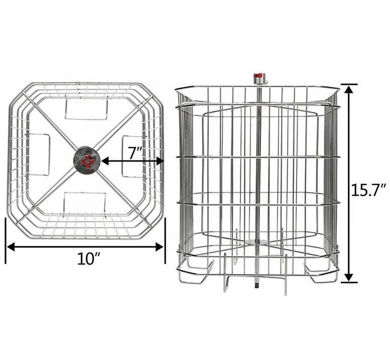 4 каркаса из нержавеющей стали ручной экстрактор меда