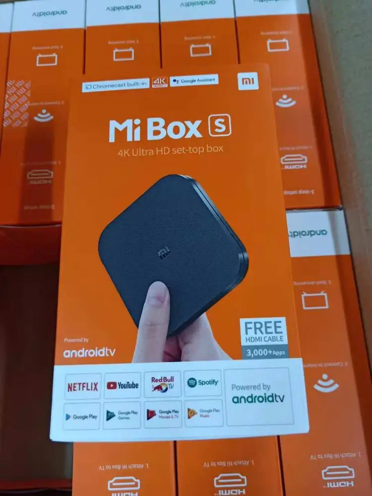 Global Version Xiaomi Mi 4K Full HD Smart Android 8.1TV Box S Original