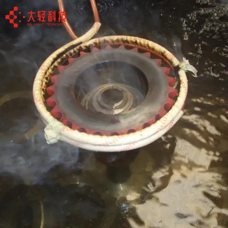 Hot sale 10kw-60kw induction heater for gear shaft sprocket induction hardening machine