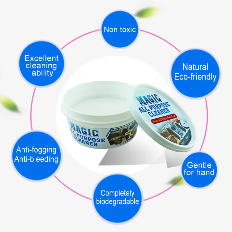 Natural Eco-friendly Magic Stain Remover Cleaning Degreaser Paste