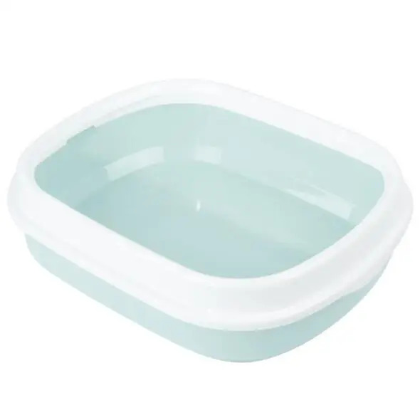 Оптовая продажа пластиковых домашний лоток-наполнитель для кошачьего туалета коробка Совок Бесплатная просеивания наполнитель кошки приучение к горшку Туалет Лоток