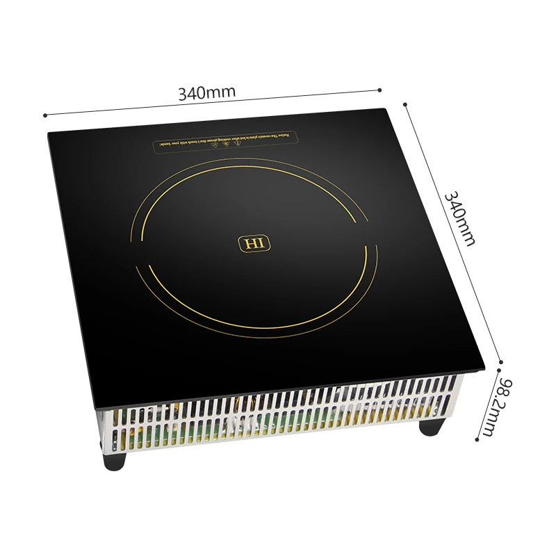 Скрытая невидимая Встроенная Магнитная индукционная плита под гранитной керамической плитой Коммерческая