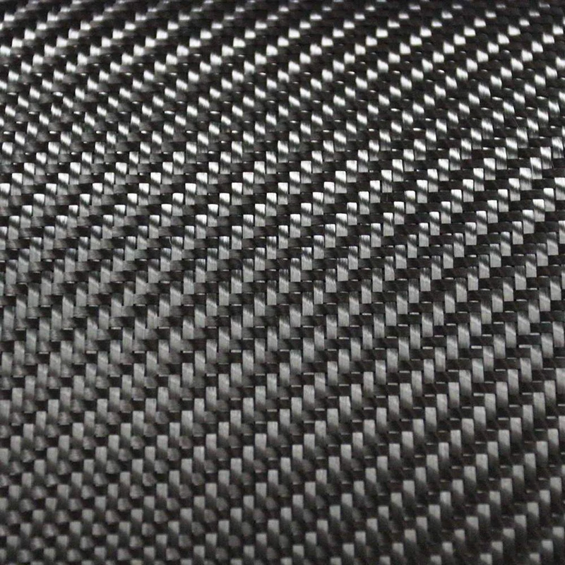 3k 200gsm Plain Twill Weave Setting Carbon Fiber Fabric