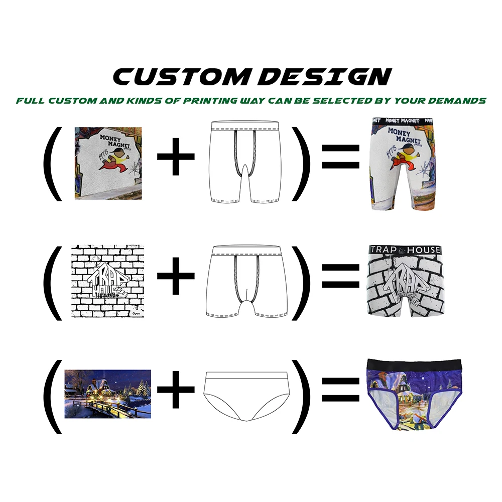 Factory Custom Logo 2024 Top Style Desgin Wholesale Boxer Briefs Hot Sale Comfortable Cotton Mens Underwear