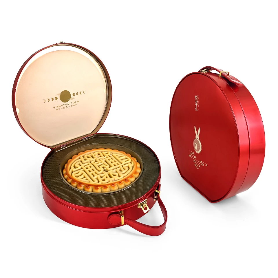 Jinyunabao Factory Supply Luxury Snack /candy/biscuit/cookie /mooncake/dessert/chocolate/red Gift Tins Metal Boxes for Weeding