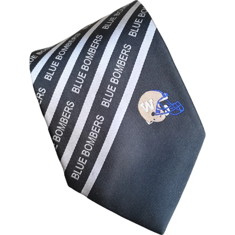 Customized Logo Microfiber Polyester Man Necktie