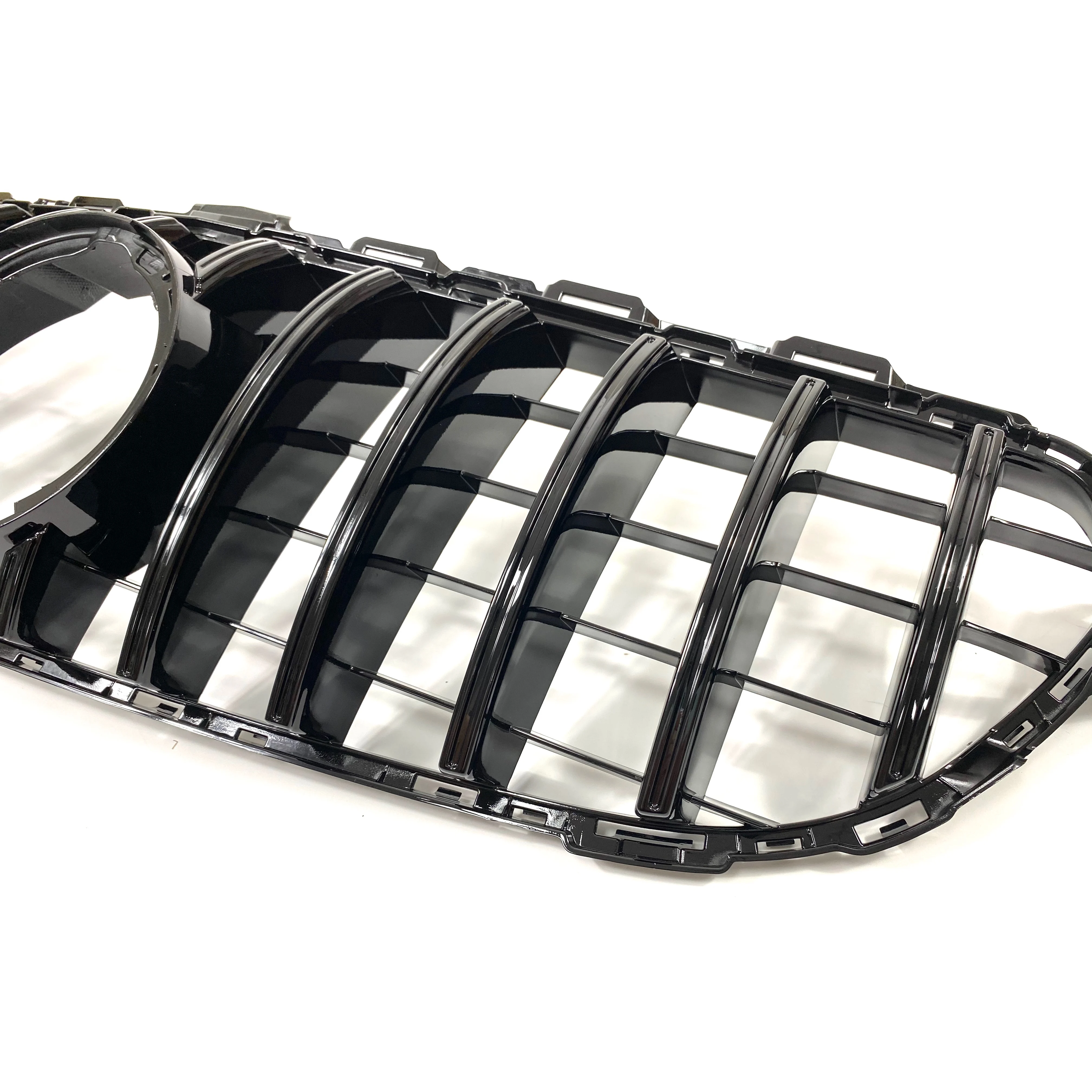 Black GTR Style Custom Car Grill Mesh Front Grill for Mercedes Benz C CLASS W205 2019