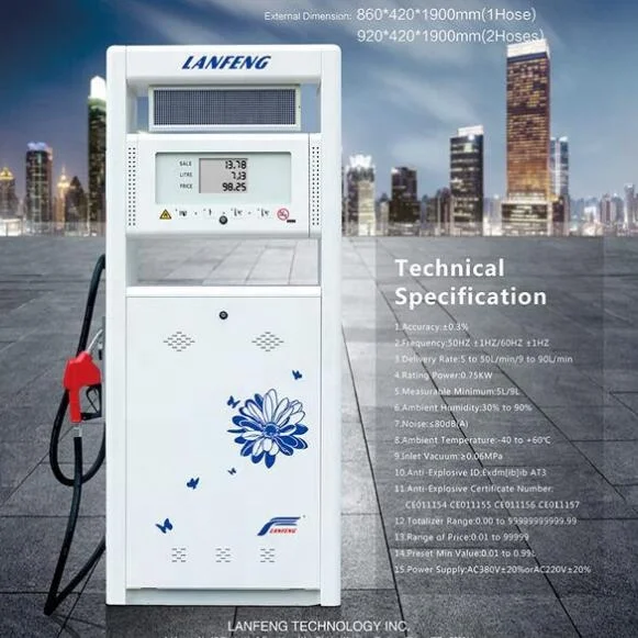 Lanfeng High Quality Dynasty Fuel Dispenser Petrol Pump