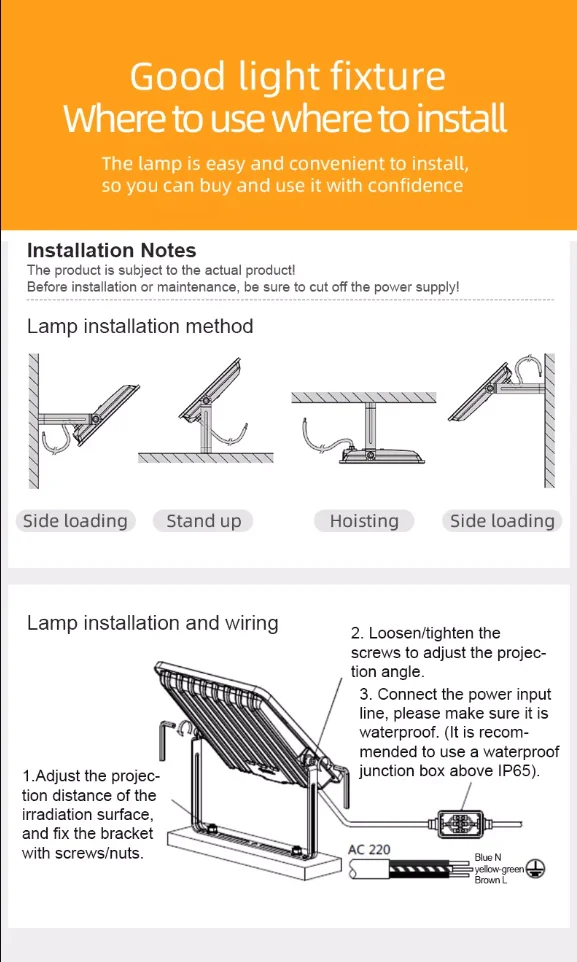 Chinese Factory Lamp Outdoor Garden Spotlamp Reflector Led Outdoor Light Floodlight Aluminium Diecasting At Good Price