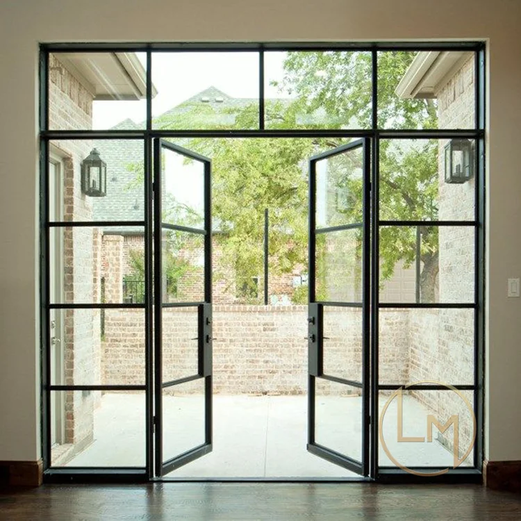 Simple Soundproof Bedroom Room Living Dining Steel Fire Rated Glass Sliding Wall Partition For Home