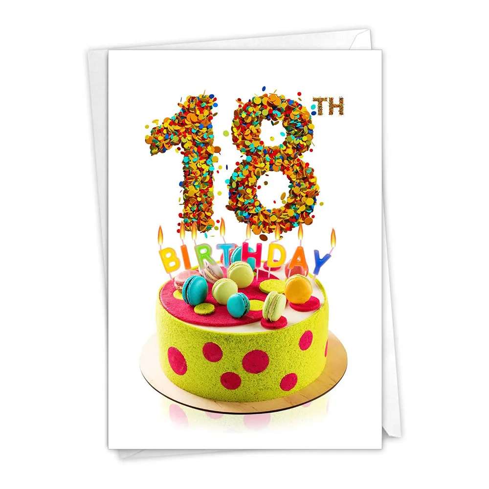 High Quality Customized Beautiful Personalised Funny 18Th Birthday Cards
