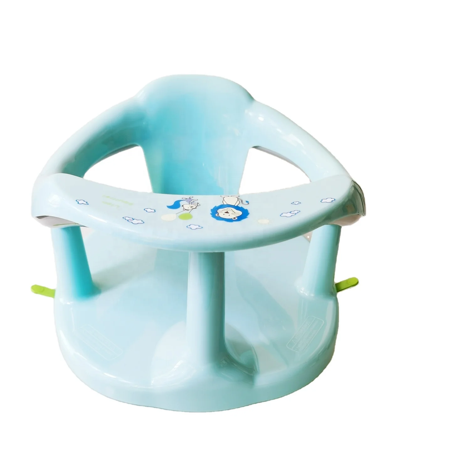 Strong Suction Plastic Sit Up Baby Bath Seat Chair in Tub Portable Safety Bath Chair