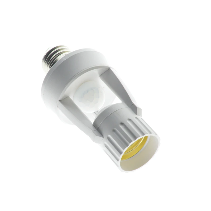 Lamp Base Adapter E27 to E27 Holder with PIR Motion Sensor