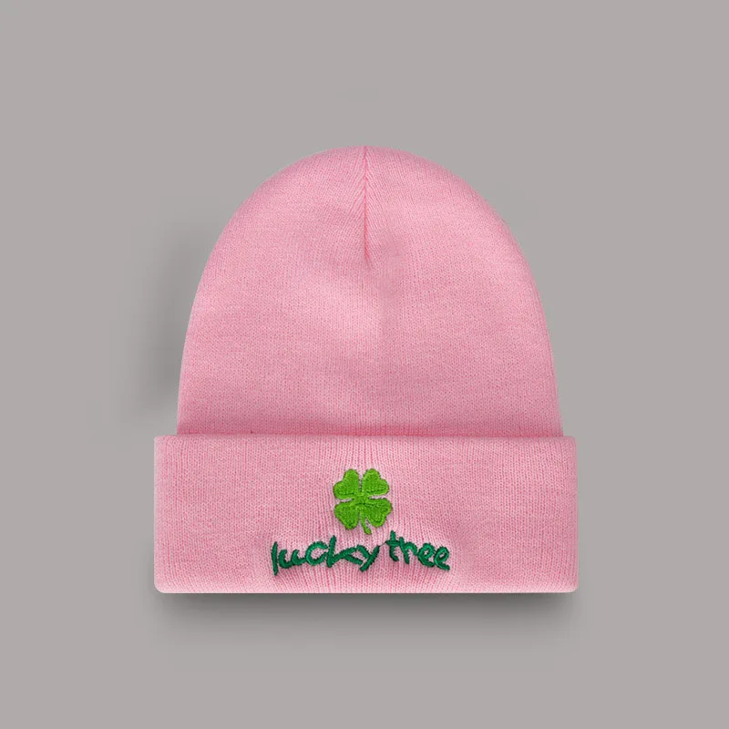 Cheap winter custom woven knitted clouchy dog wool unisex designer girl hats beanie fisherman custom logo cap for men women