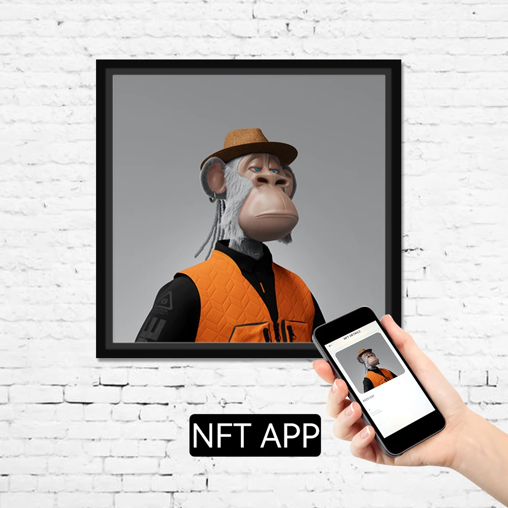 Digital Art Screen Smart Picture Nft Display Decorative Large Wifi Digital Photo Frame 32 Inch For Gallery