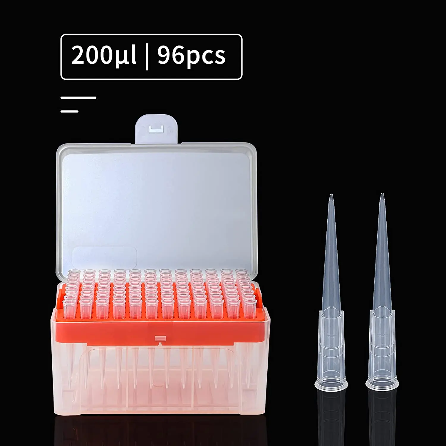kelad 800608 pipet tips hot sale pipette tips micro pipette tips for laboratory DNase RNase Free medical consumables
