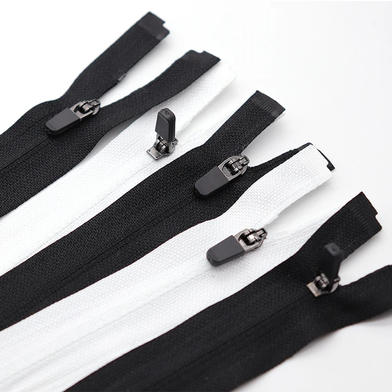 3# open end invisible zipper for cycling rubber puller nylon zipper small nylon zipper