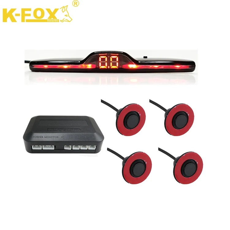 Hot  car reverse parking sensor kit de sensores de estacionamento parking assist front and rear sensors reverse warning systems