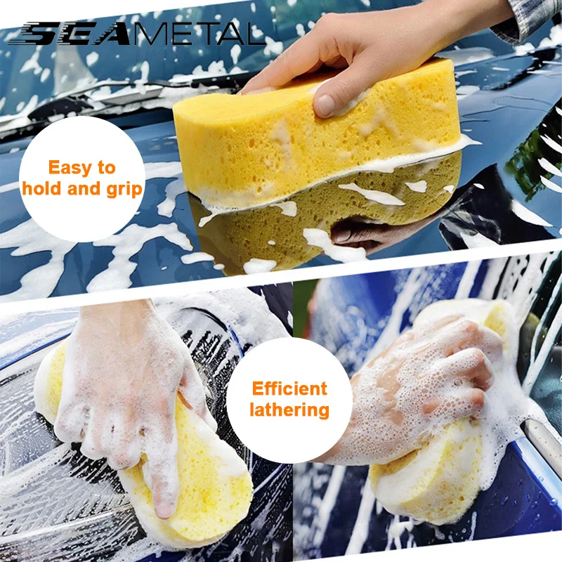 SEAMETAL 5 шт. быстрые вспенивающие губки для мытья автомобиля высокоплотная сжатая