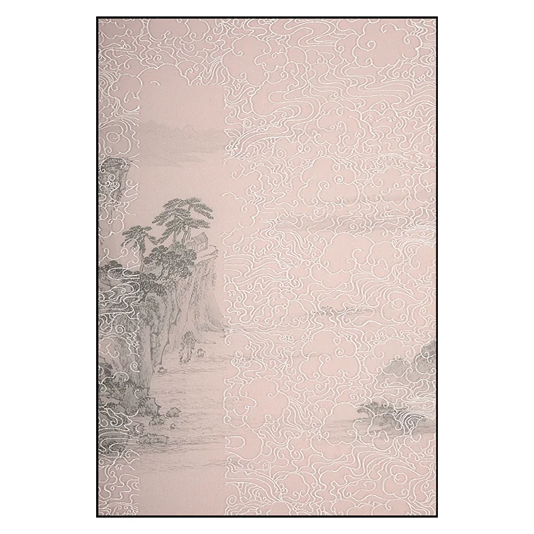 Guanpai new Chinese style embroidery light luxury modern ink landscape decorative painting