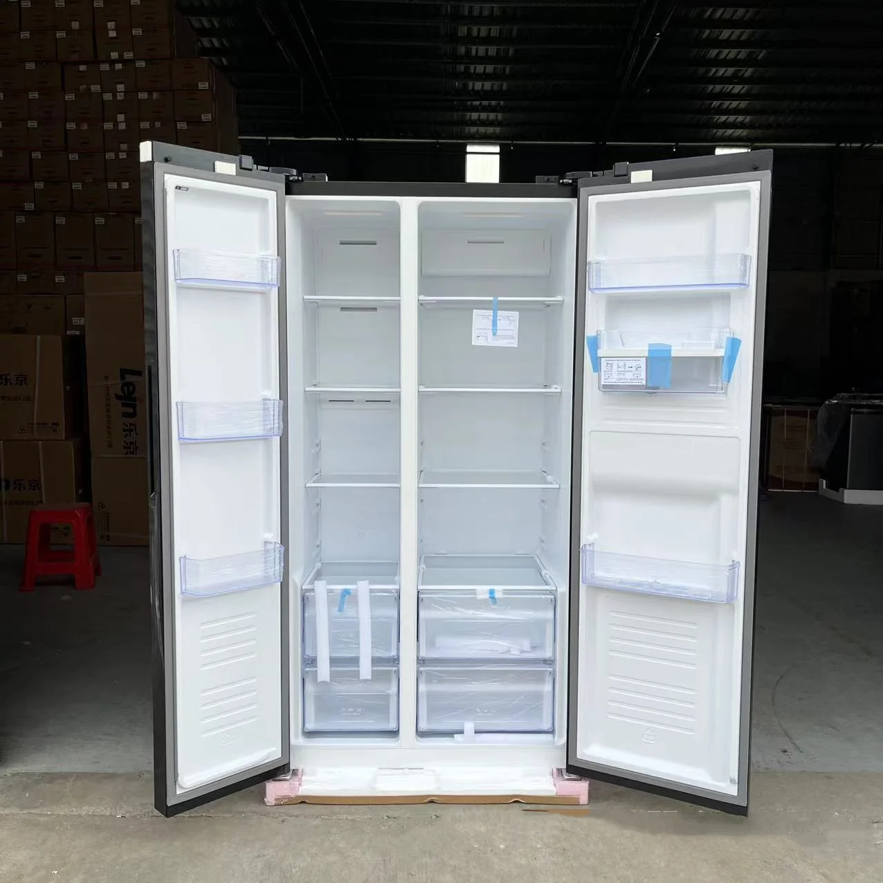 Refrigerator door opposite 573L air-cooled frost free with drinking water function side-by-side refrigerators freezer