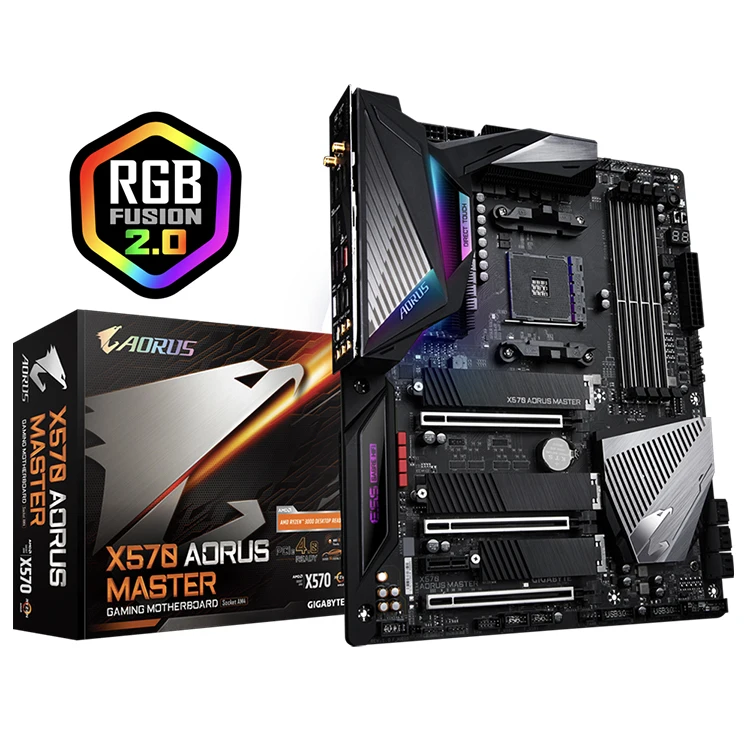 New board for GIGABYTE X570 AORUS MASTER Motherboard . DDR4 128GB Memory 3rd And 2nd Generation AMD Ryzen processors For Gaming