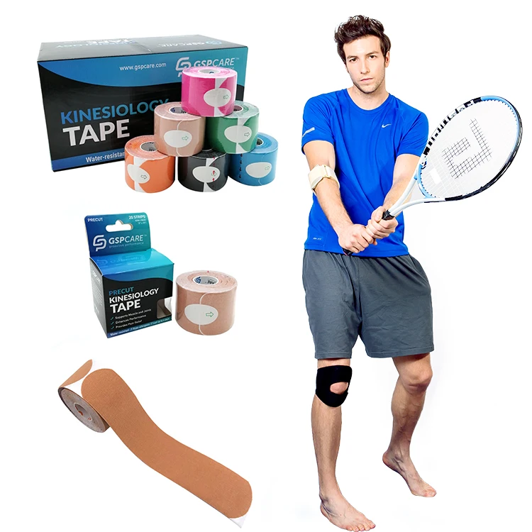 China Directly Factory Wholesale Custom Design Kinesiology Tape Sports Tape Kinesiology CE ISO
