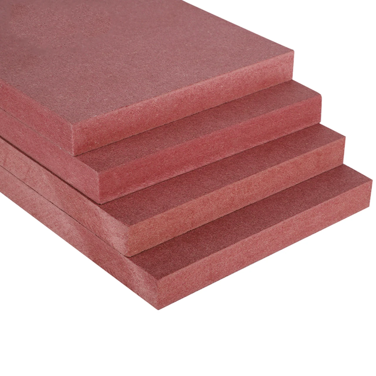 Red MDF Fire Resistant and Moisture Proof MDF Dye Sublimation MDF Board E1 E2 E0