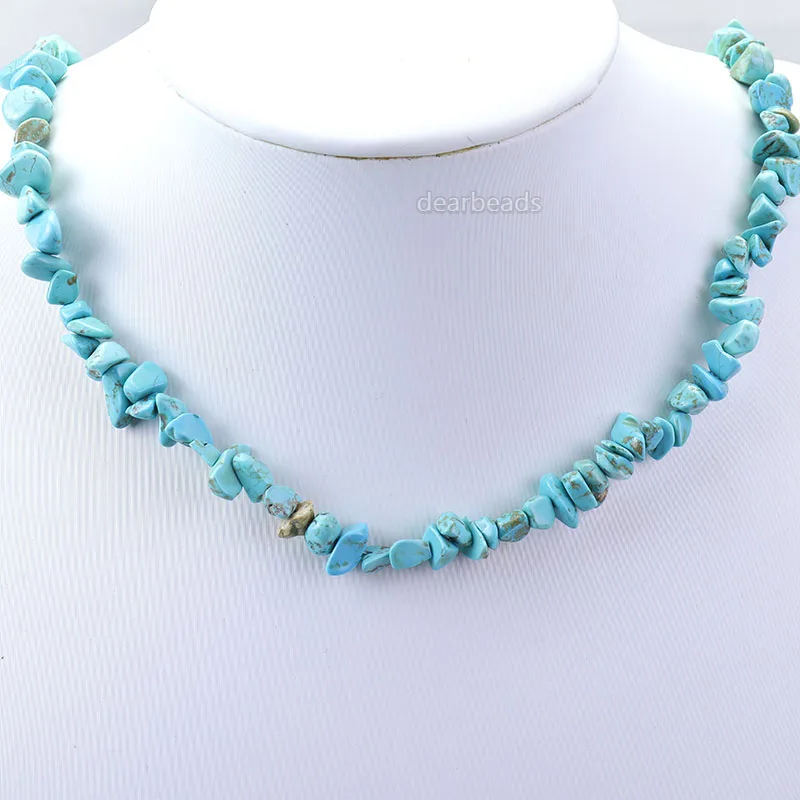 Wholesale Irregular Natural Chip Stone Necklace, Cheap Healing Gem Chips Beaded  For WomenJewelry Necklaces Making, 40 + 5CM