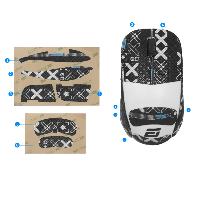 Suitable for Endgame Gear XM2we mouse anti slip sticker Gear XM2we gaming mouse anti sweat sweat absorbing sticker