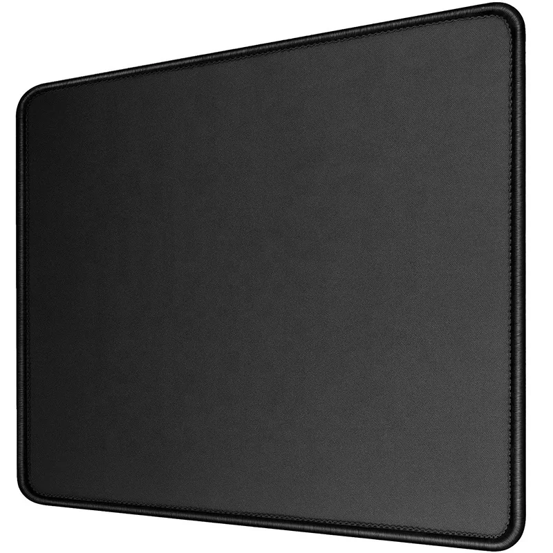 Black Custom Logo Non-Slip Natural Rubber Mousepad