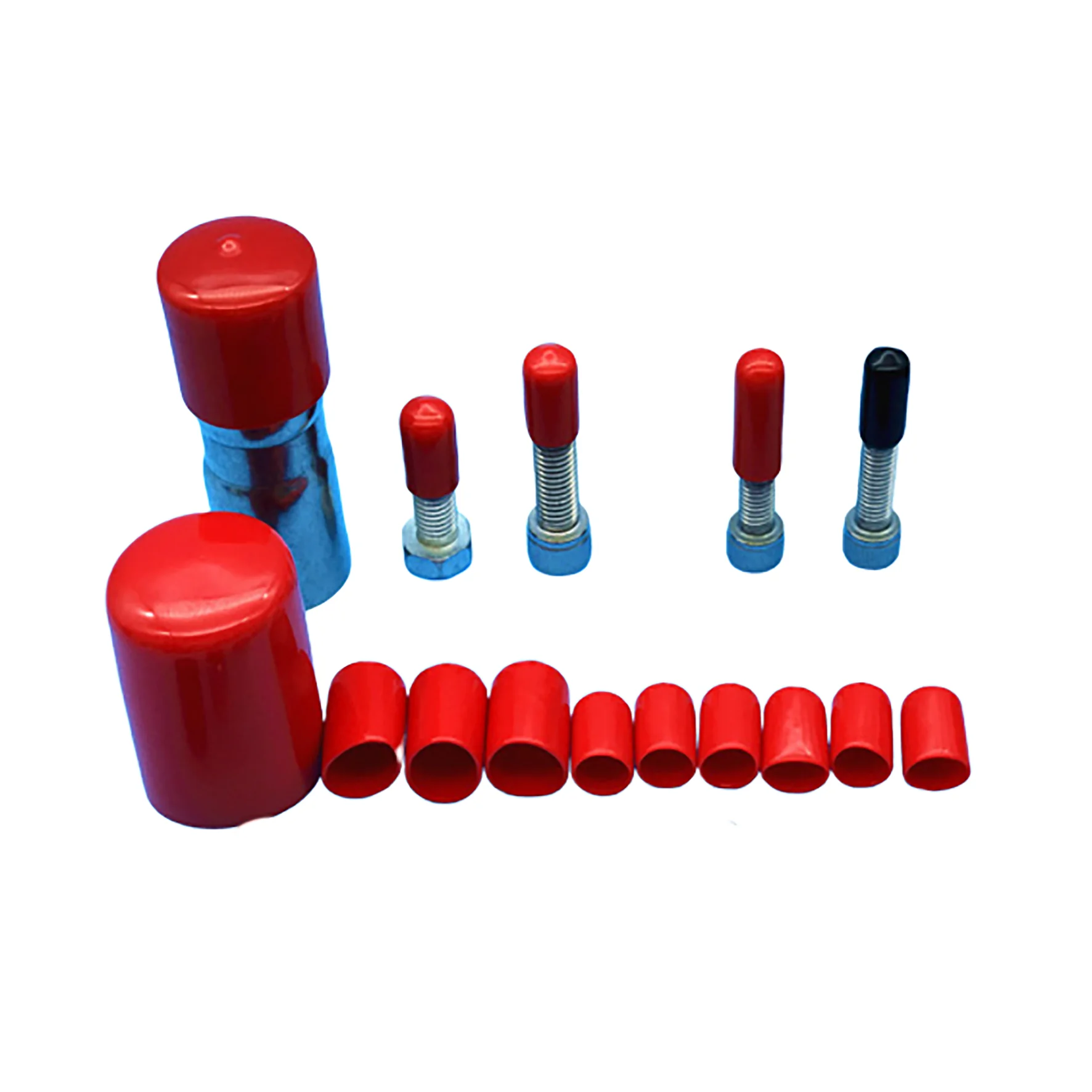 Vulcanized PVC silicon rubber screw plug bolts for screw