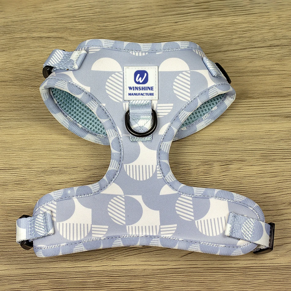 Popular Dog harness Vest  breathable mesh trending design choose reversible adjustable  Pet harnesses