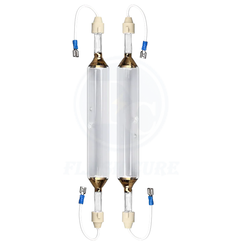 Quartz UV Lamp High-Pressure Mercury Ultraviolet Curing Lamp with 220V AC Power Supply Glass Metal Material Medical Applications