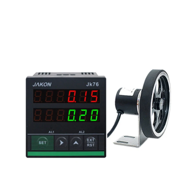 jk76 Wear resistant double wheel Rope Rolling Counting Machine Wheel Counter Meter