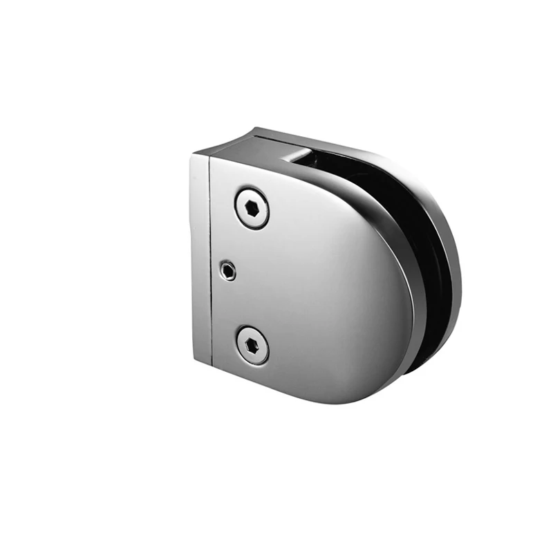 Heavy Duty Stainless Steel Glass Clip Holder Bracket Support Fixed Panel U-Clamp