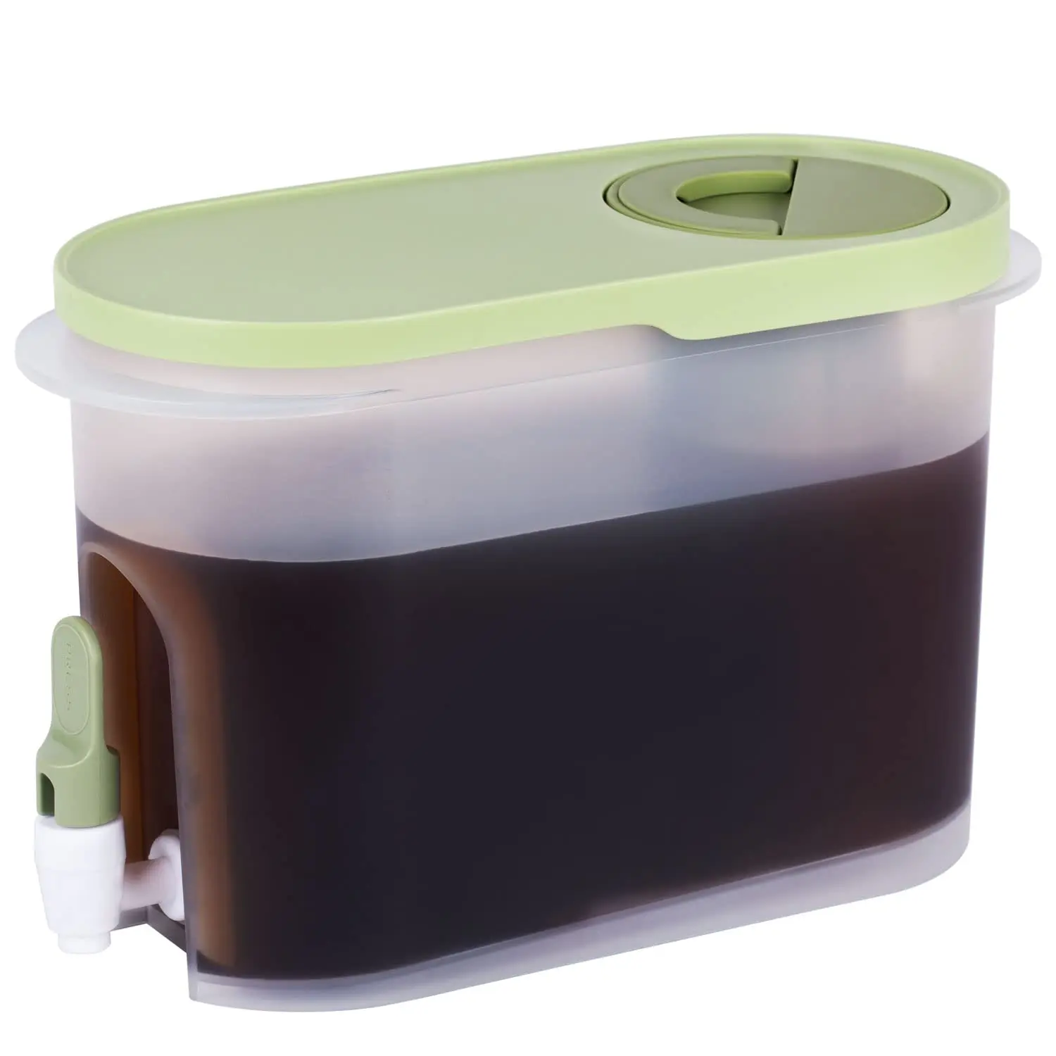 Cold Water Jug Cold Brew Coffee Maker 1 Gallon Iced Coffee Maker with Ultra-fine Mesh Steel Filter and Spigot