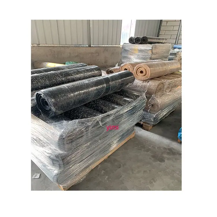 Commercial Any Length 1 1.25  1.5 M Width Custom  Gym Rubber Floor Mat Roll