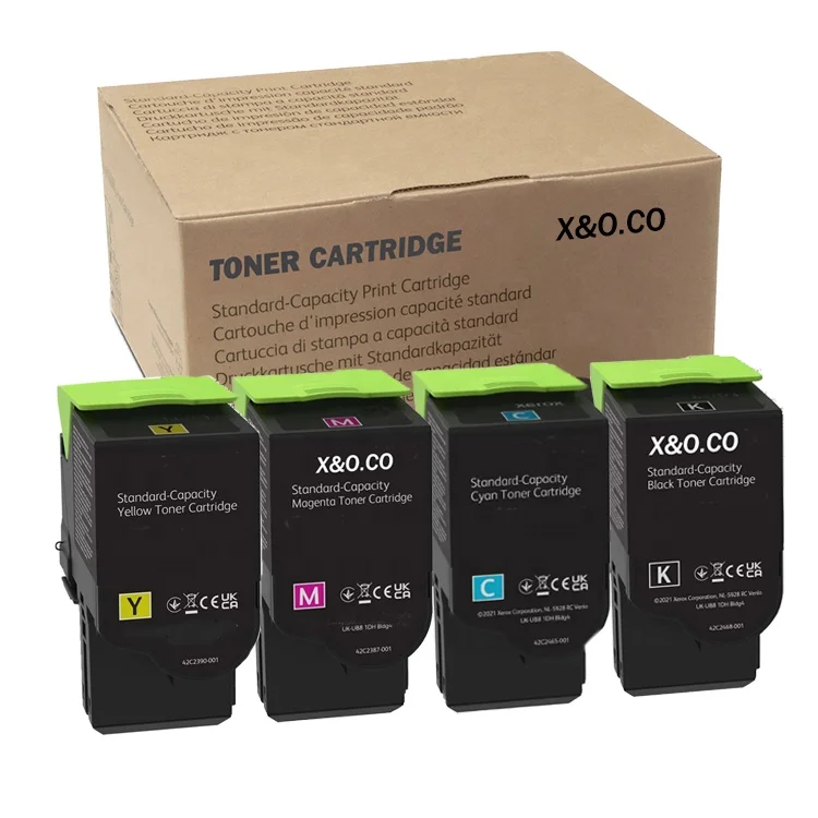 X&O High Quality Compatible Printer Toner Cartridge for Xerox C310 C315 C305 006R04360 006R04361 006R04368