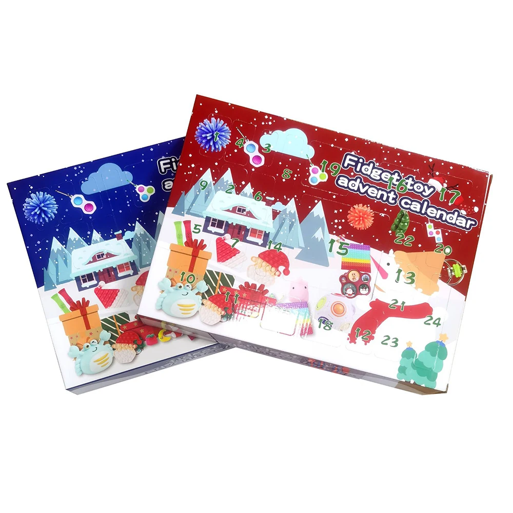 Hot Sale Toy Custom Christmas Fidget Toy Blind Box Fidget Advent Calendar