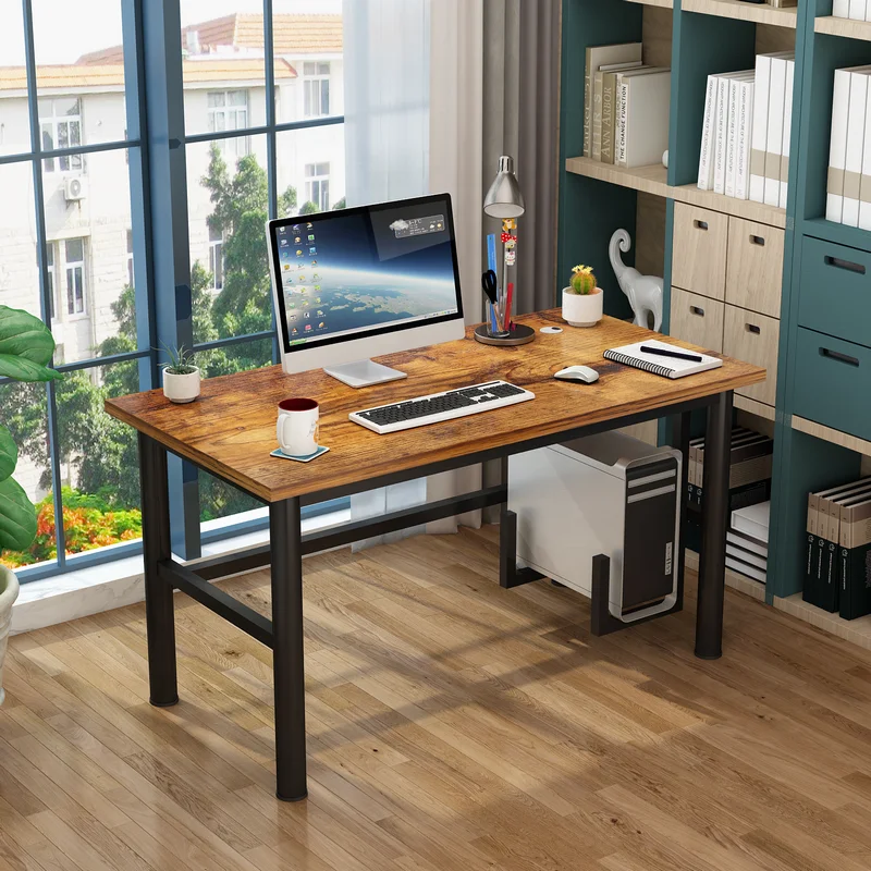  Bedroom study computer desk with host hanging shelf modern style