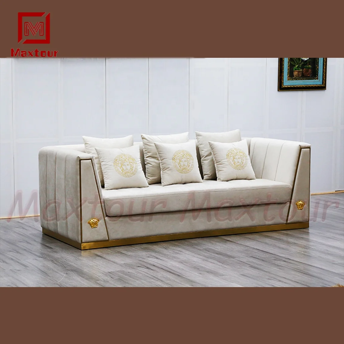 Factory Direct Luxury Home Modern Leather Sofa Sets Living Room Furniture Section Sofas