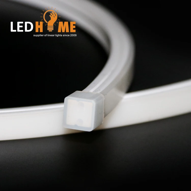 Super slim 10mm*10mm Waterproof ip67outdoor decoration bendable silicon neon tube Ap1010