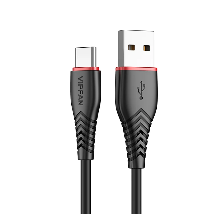 Factory free shipping usb c charging cable 2m 2.4A fast charging type c android cables usb