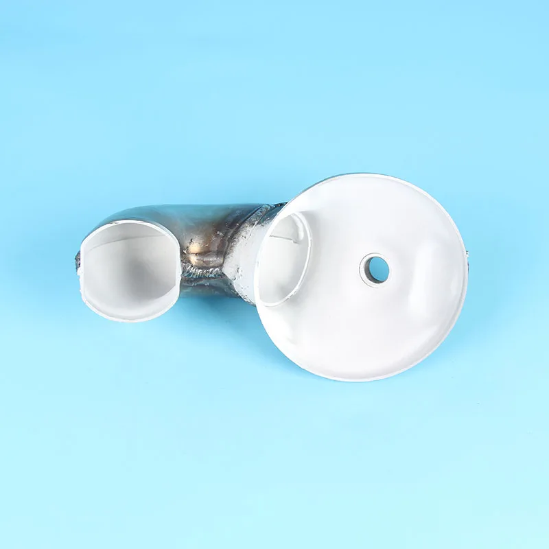 Exhaust pipe with high temperature resistance coating zirconia coating